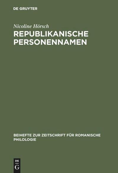 Republikanische Personennamen