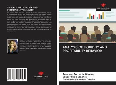 ANALYSIS OF LIQUIDITY AND PROFITABILITY BEHAVIOR