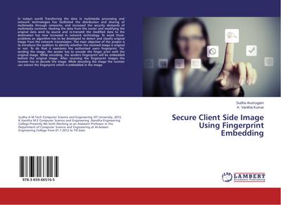 Secure Client Side Image Using Fingerprint Embedding