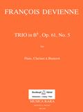 Trio B-Dur op.61,5für Flöte, Klarinette und Fagott