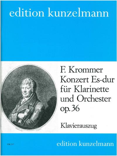 Konzert Es-Dur op.36 für Klarinette und Orchesterfür Klarinette und Klavier