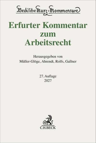Erfurter Kommentar zum Arbeitsrecht