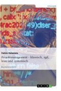 Projektmanagement - klassisch agil lean und systemisch