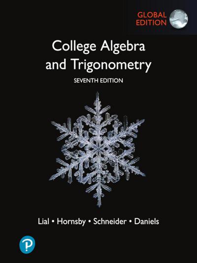 College Algebra and Trigonometry, eBook, Global Edition
