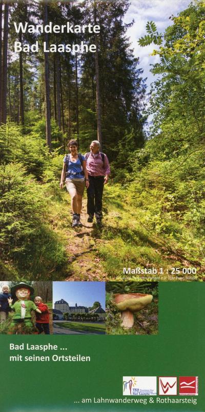 Wanderkarte Bad Laasphe 1 : 25 000