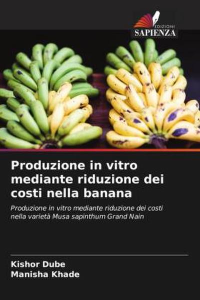 Produzione in vitro mediante riduzione dei costi nella banana