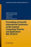 Proceedings of Seventh International Conference on Bio-Inspired Computing: Theories and Applications (BIC-TA 2012)