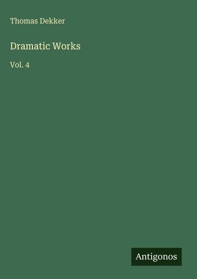 Dramatic Works