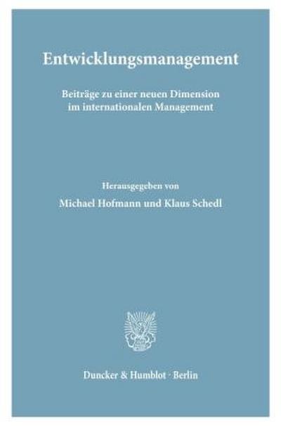 Entwicklungsmanagement.