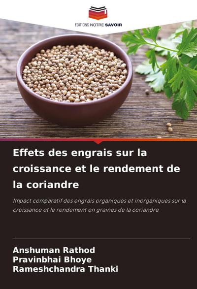 Effets des engrais sur la croissance et le rendement de la coriandre