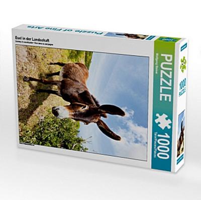 Esel in der Landschaft (Puzzle)