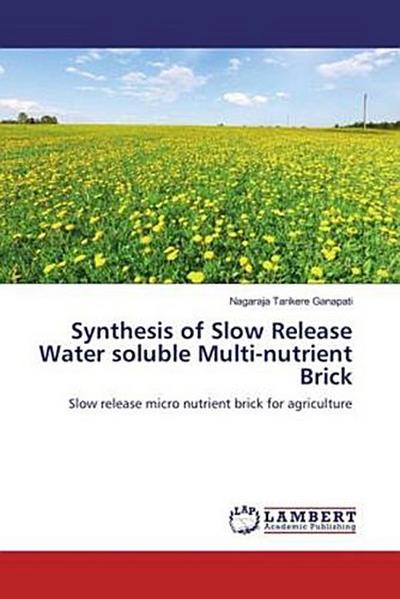 Synthesis of Slow Release Water soluble Multi-nutrient Brick