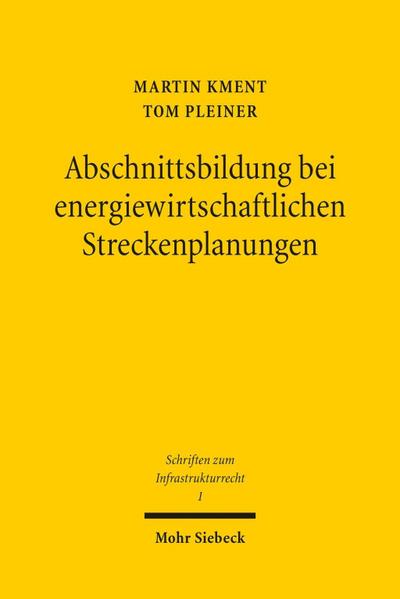 Abschnittsbildung bei energiewirtschaftlichen Streckenplanungen
