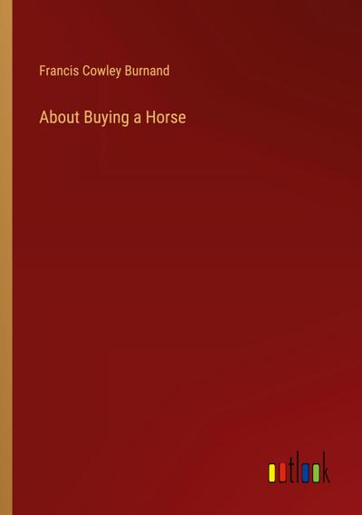About Buying a Horse