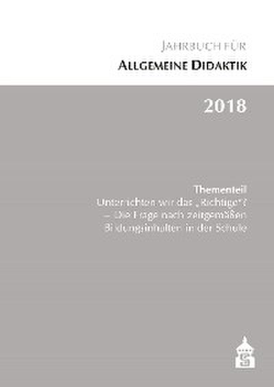 Jahrbuch für Allgemeine Didaktik 2018