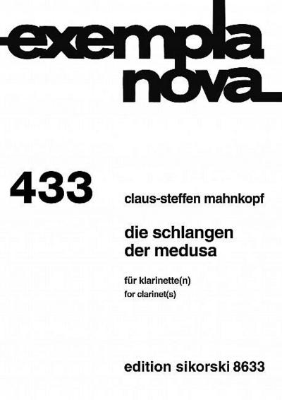 Die Schlangen der Medusa für Klarinette