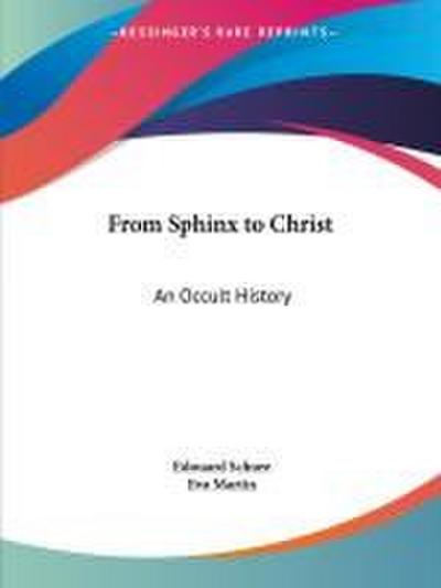 From Sphinx to Christ