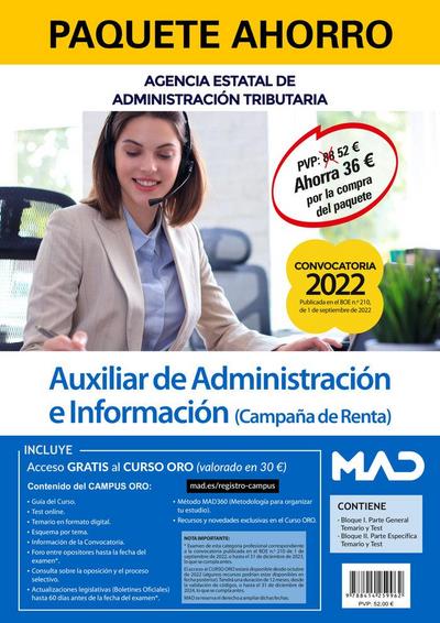 Auxiliar de administración e información, Campaña de Renta