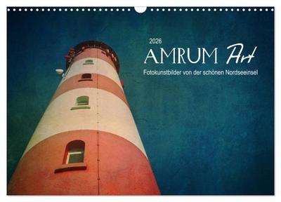 AMRUM Art (Wandkalender 2026 DIN A3 quer), CALVENDO Monatskalender