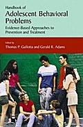 Handbook of Adolescent Behavioral Problems