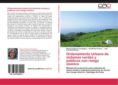 Ordenamiento Urbano de sistemas verdes y públicos con riesgo sísmico