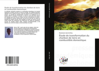 Étude de transformation du charbon de terre en combustible domestique