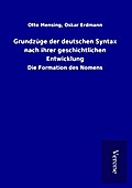Grundzüge der deutschen Syntax nach ihrer geschich