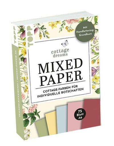Handlettering Mixed Paper Block Cottage Dreams A6: Cottage-Farben