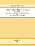Trio op.1 Nr.3 und op.2für Klavier und Streichorchester
