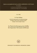 Zur Theorie der Bewegung eines Schiffes bei begrenzten Fahrwasserverhältnissen