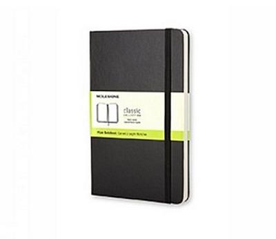 Moleskine Notizbuch, Large/A5,  Blanko, Hard Cover, Schwarz