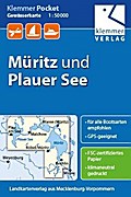Müritz und Plauer See 1 : 50 000 Gewässerkarte: Klemmer-Pocket. GPS geeignet