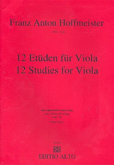 12 Etüdenfür Viola