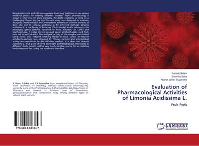 Evaluation of Pharmacological Activities of Limonia Acidissima L.
