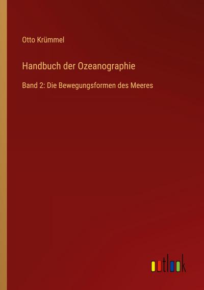 Handbuch der Ozeanographie