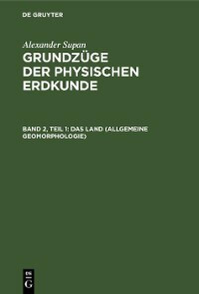 Das Land (Allgemeine Geomorphologie)