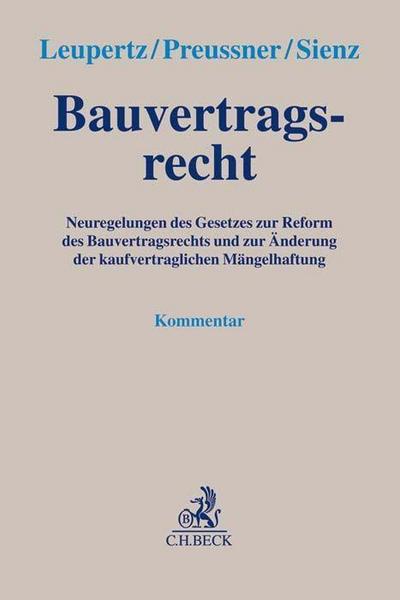 Bauvertragsrecht, Kommentar