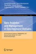 Data Analytics and Management in Data Intensive Domains