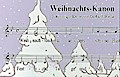 Postkarte Weihnachtskanon(Set mit 10 Stk)