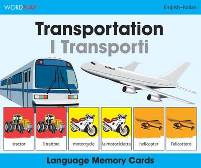 Wordplay Language Memory Cards-Transportation (English-Italian)