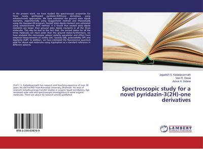 Spectroscopic study for a novel pyridazin-3(2H)-one derivatives
