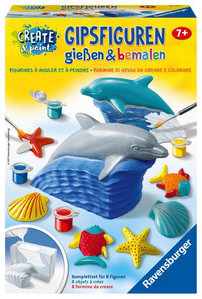 Ravensburger 28521 - Delfin - Gipsfiguren gießen und bemalen