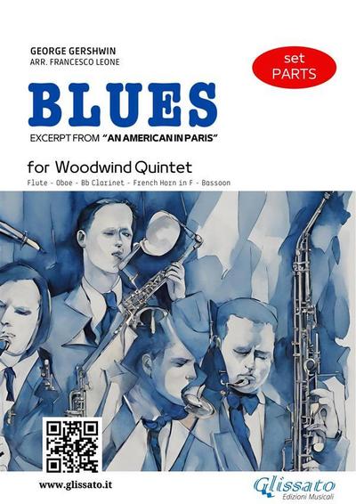 Woodwind Quintet  "Blues" by Gershwin (set parts)
