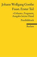 Faust. Erster Teil