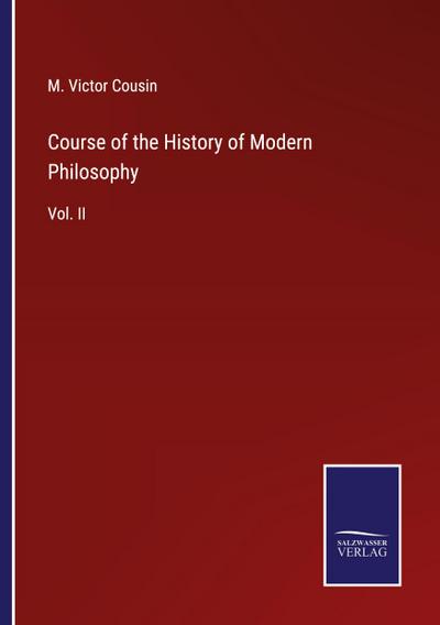 Course of the History of Modern Philosophy