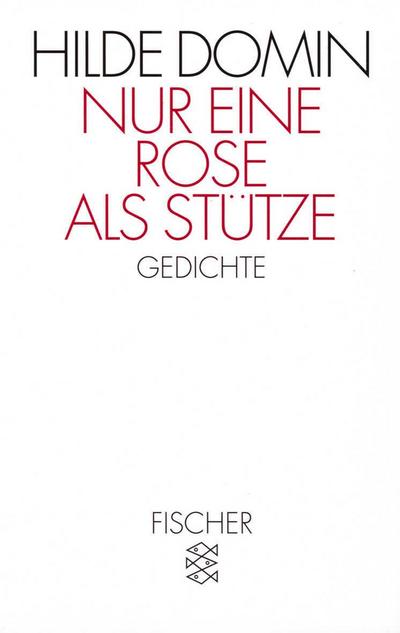 Nur eine Rose als Stütze