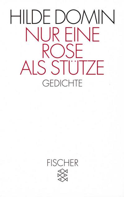 Nur eine Rose als Stütze