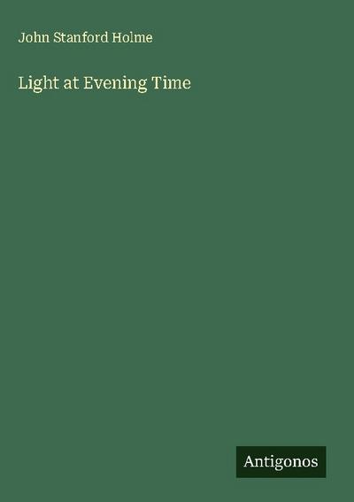 Light at Evening Time