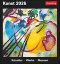 Kunst Tagesabreißkalender 2026 - Kulturkalender - Künstler, Werke, Museen von Regina Erbentraut | Buch