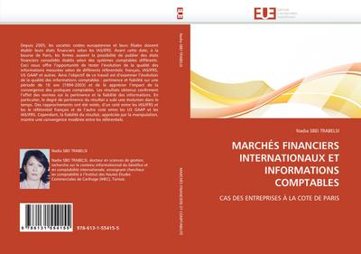 MARCHÉS FINANCIERS INTERNATIONAUX ET INFORMATIONS COMPTABLES - Nadia SBEI TRABELSI